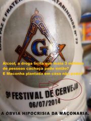 CERVEJADA MAÇONICA: O  ÁLCOOL MATOU 3 MILHOES DE PESSOAS!