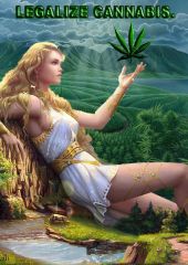 LEGALIZE CANNABIS MULHER