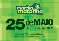 Banner da Marcha da Maconha Porto Alegre