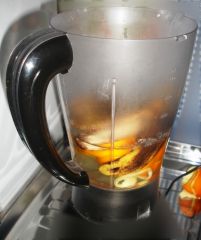 010 No liquidificador Com agua quente