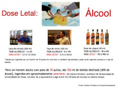 Dose letal alcool