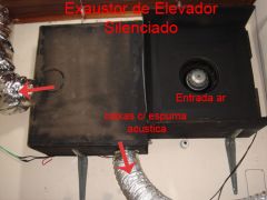 Exaustor de elevador