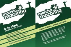 Flyer da Marcha da Maconha