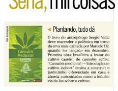 Livro Cannabis Medicinal no OGlobo