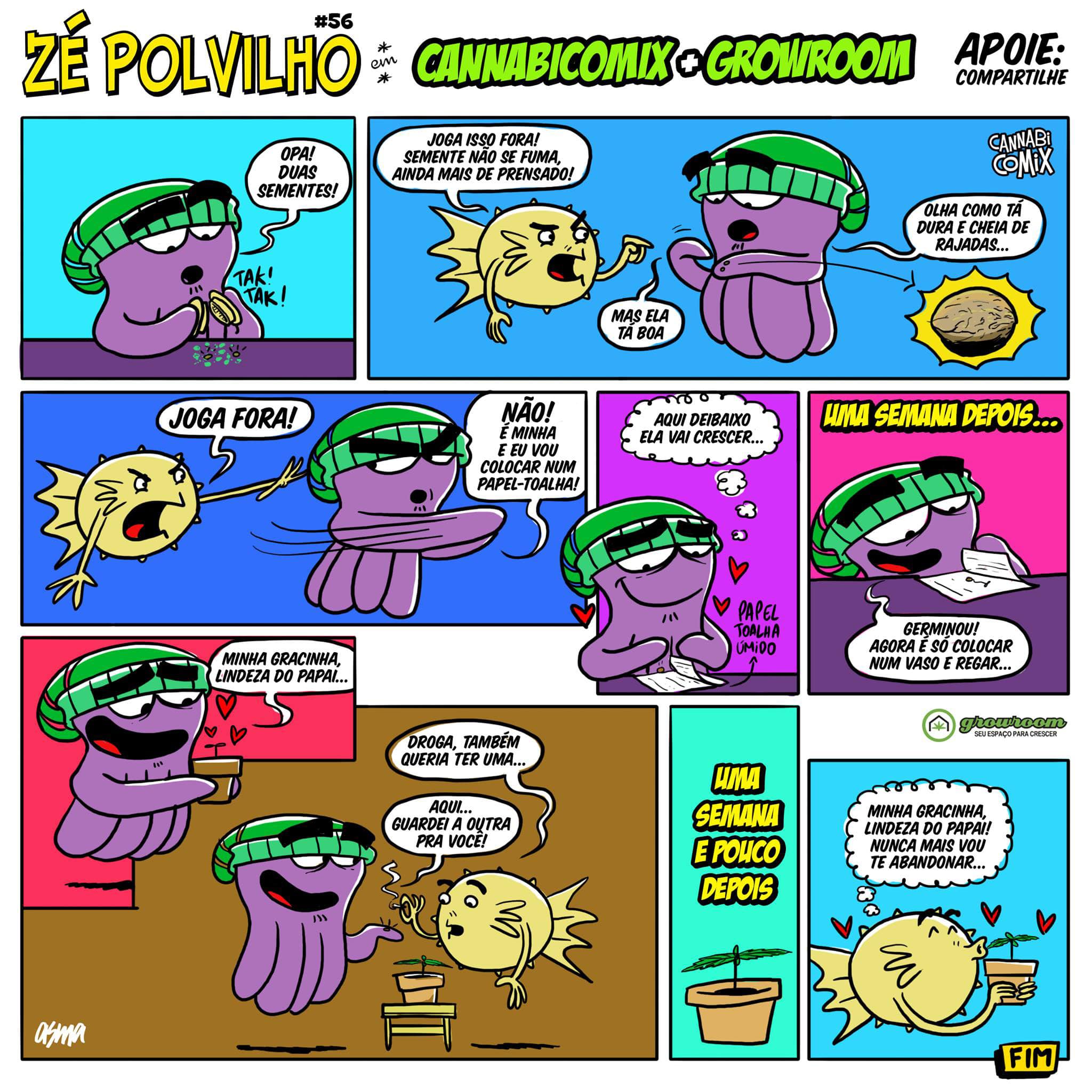 Zé polvilho do Cannabicomix