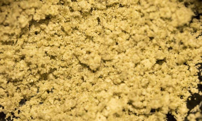 hash dry sift