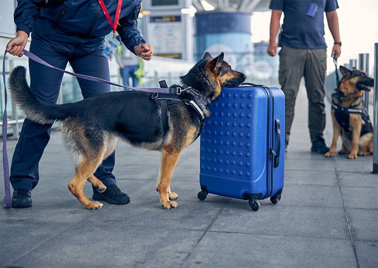 cães farejadores maconha aeroporto - Quora