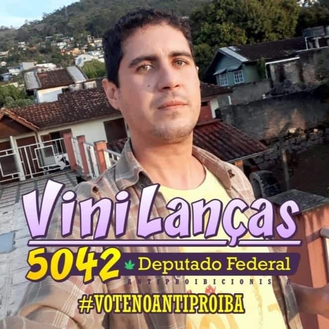 candidatos pela legalização Vini Lanças SC